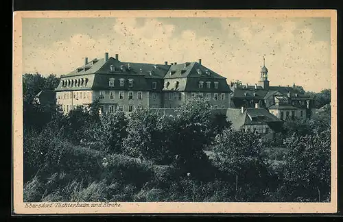 AK Ebersdorf, Töchterheim und Kirche