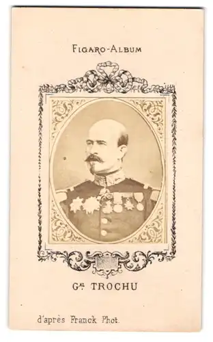 Fotografie unbekannter Fotograf und Ort, Portrait General Louis Jules Trochu, Figaro-Album