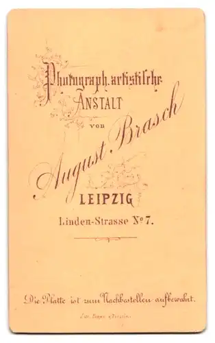 Fotografie A. Brasch, Leipzig, Lehrer der Juristischen Fakultät Leipzig im Anzug mit Fliege