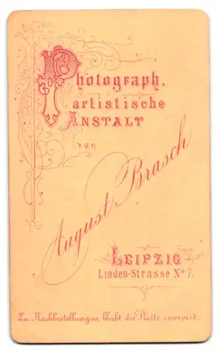 Fotografie A. Brasch, Leipzig, Prof. Dr. der Juristischen Fakultät Leipzig