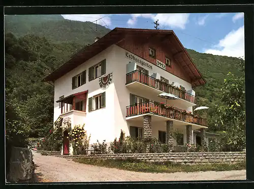 AK Naturns, Garni Erdbeergarten mit Terrasse