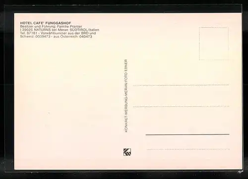 AK Naturns, Hotel Café Funggashof