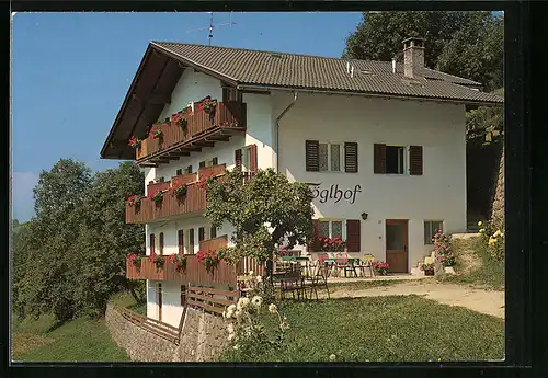 AK St. Peter i. Villnöss, Garni Töglhof mit Terrasse