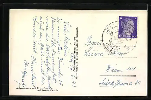 AK Lech a. A., Ortsansicht gegen Karhorn