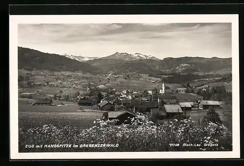 AK Egg, Ortsansicht mit Hangspitze