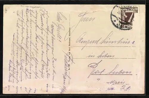 AK Feldkirch, Ortsansicht mit Gurtispitze