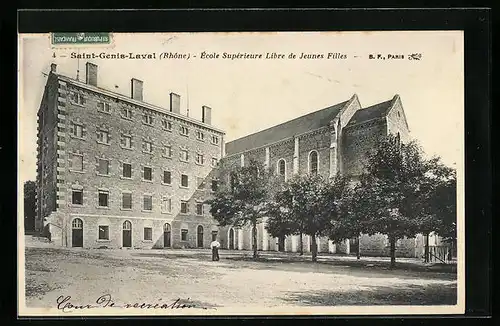 AK Saint-Genis-Laval, Ecole Superieure Libre de Jeunes Filles