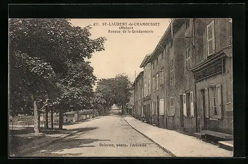 AK Saint-Laurent-de-Chamousset, Avenue de la Gendarmerie