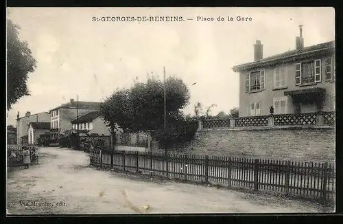 AK St-Georges-de-Reneins, Place de la Gare