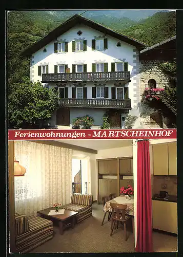 AK Naturns, Ferienwohnungen Martscheinhof in der Kugelgasse 15