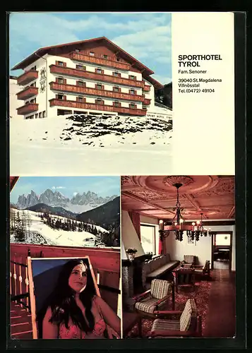 AK St. Magdalena, Sporthotel Tyrol mit Speisezimmern