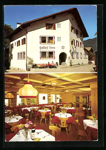 AK Teis, Gasthof Stern mit Speisesaal