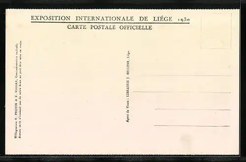AK Liége, Exposition Internationale 1930 - Centenaire de L`Independance de la Belgique, Palais de la France