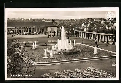 AK Düsseldorf, Grosse Reichsausstellung Schaffendes Volk 1937 - Kleine Leuchtfontäne