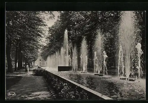 AK Dresden, Internationale Hygiene-Ausstellung 1930 - Hundertbrunnenstrasse