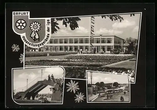 AK Erfurt, 1. Internationale Gartenbauausstellung der sozialistischen Länder 1961 - Ausstellungsgelände der iga