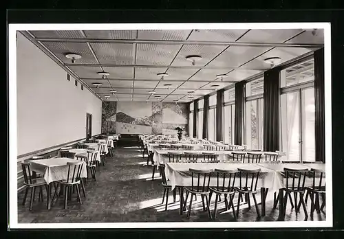 AK Stuttgart, Deutsches Jugendherbergswerk Landesverband Schwaben, Jugendherberge, Innenansicht