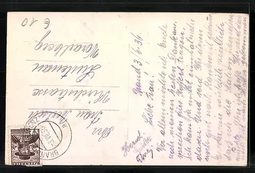 AK Brand, Teilansicht mit Bergen