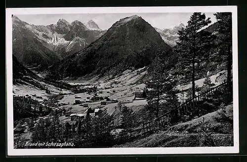 AK Brand, Teilansicht mit Schesaplana