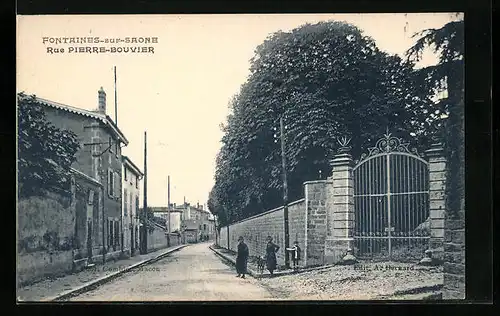 AK Fontaines-sur-Saone, Rue Pierre-Bouvier