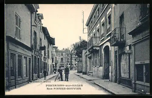 AK Fontaines-sur-Saone, Rue Pierre-Bouvier