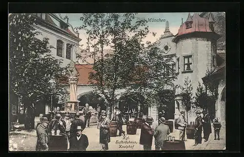 AK München, Königliches Hofbräuhaus, Kneiphof