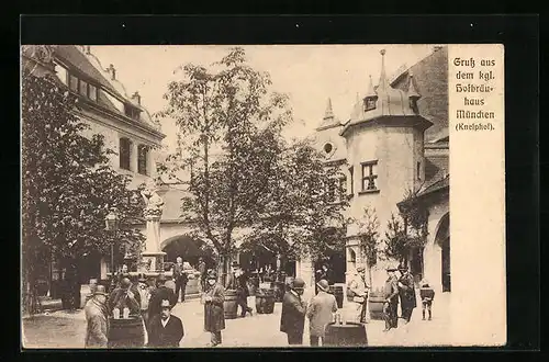 AK München, Königliches Hofbräuhaus, Kneiphof