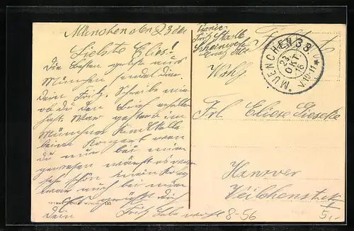 AK München, Hof im Münchner Hofbräuhaus