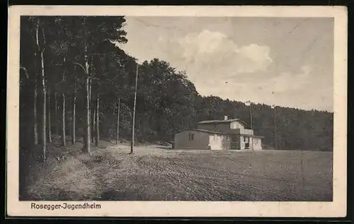 AK Sellin a. Rügen, Blick zum Rosegger-Jugendheim