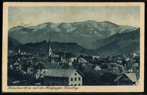 AK Dornbirn, Totalansicht mit der Firstgruppe