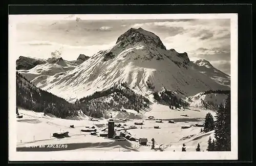 AK Lech, Totalansicht im Schnee