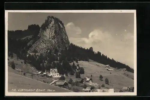 AK Ebnit, Ortspartie mit Berg