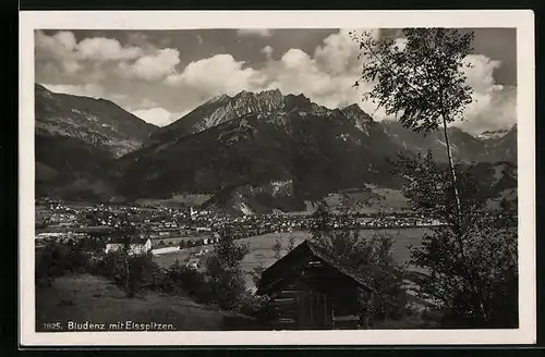 AK Bludenz, Teilansicht mit Elsspitzen