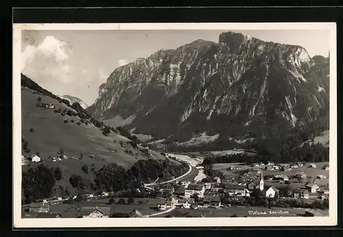 AK Mellau, Teilansicht mit Kanisfluh