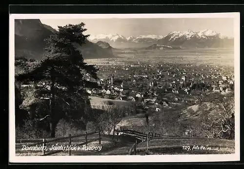 AK Dornbirn, Säntisblick v. Romberg