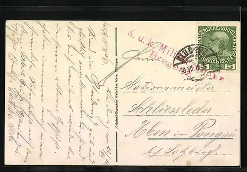 AK Bludenz, Teilansicht mit Scesaplana