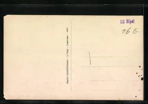 AK Bludenz, Ortsansicht aus der Vogelschau