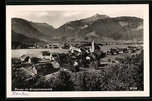 AK Bezau / Bregenzerwald, Totalansicht