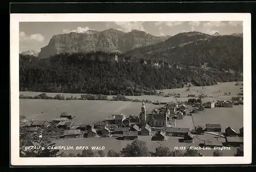 AK Bezau / Bregenzerwald, Sicht auf den Ort
