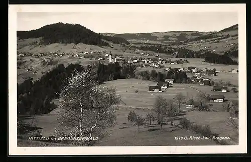 AK Hittisau / Bregenzerwald, Blick zum Ort