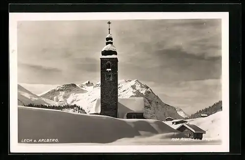 AK Lech / Arlberg, Sicht auf die Kirche