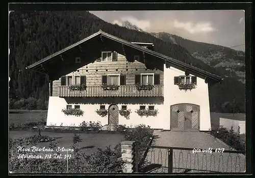 AK Schruns, Haus Bitschnau in der Silvrettastrasse 718