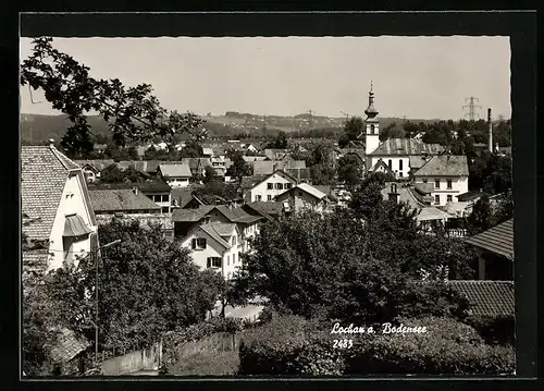 AK Lochau / Bodensee, Totalansicht mit Blick zur Kirche