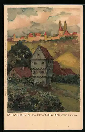 AK Rothenburg, Kaiserstuhl oder das Topplerschlösschen