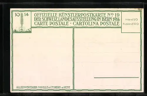 AK Bern, Schweiz. Landesausstellung 1914