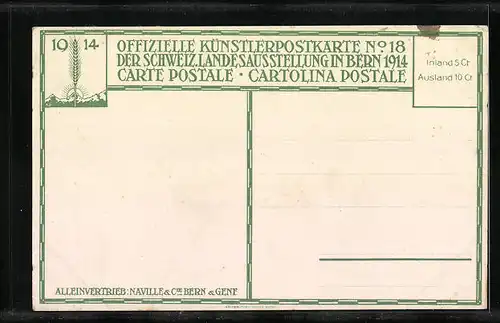 AK Bern, Schweiz. Landesausstellung 1914