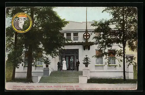 AK Seattle, Alaska, Yukon, Pacific Exposition 1909, Emergency Hospital