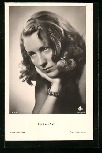 AK Schauspielerin Karen Gold im Seitenprofil
