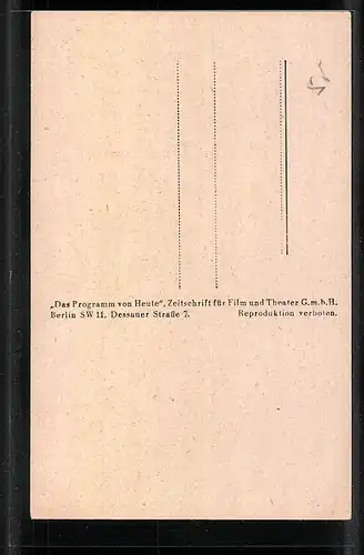 AK Schauspieler Karl Ludwig Diehl mit Fliege