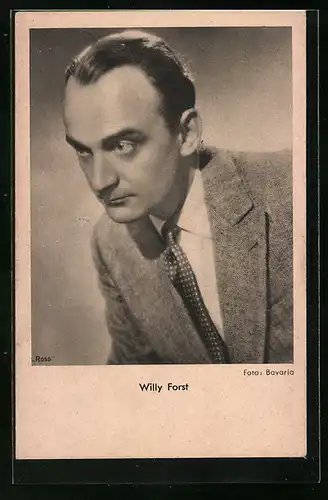 AK Schauspieler Willy Forst
